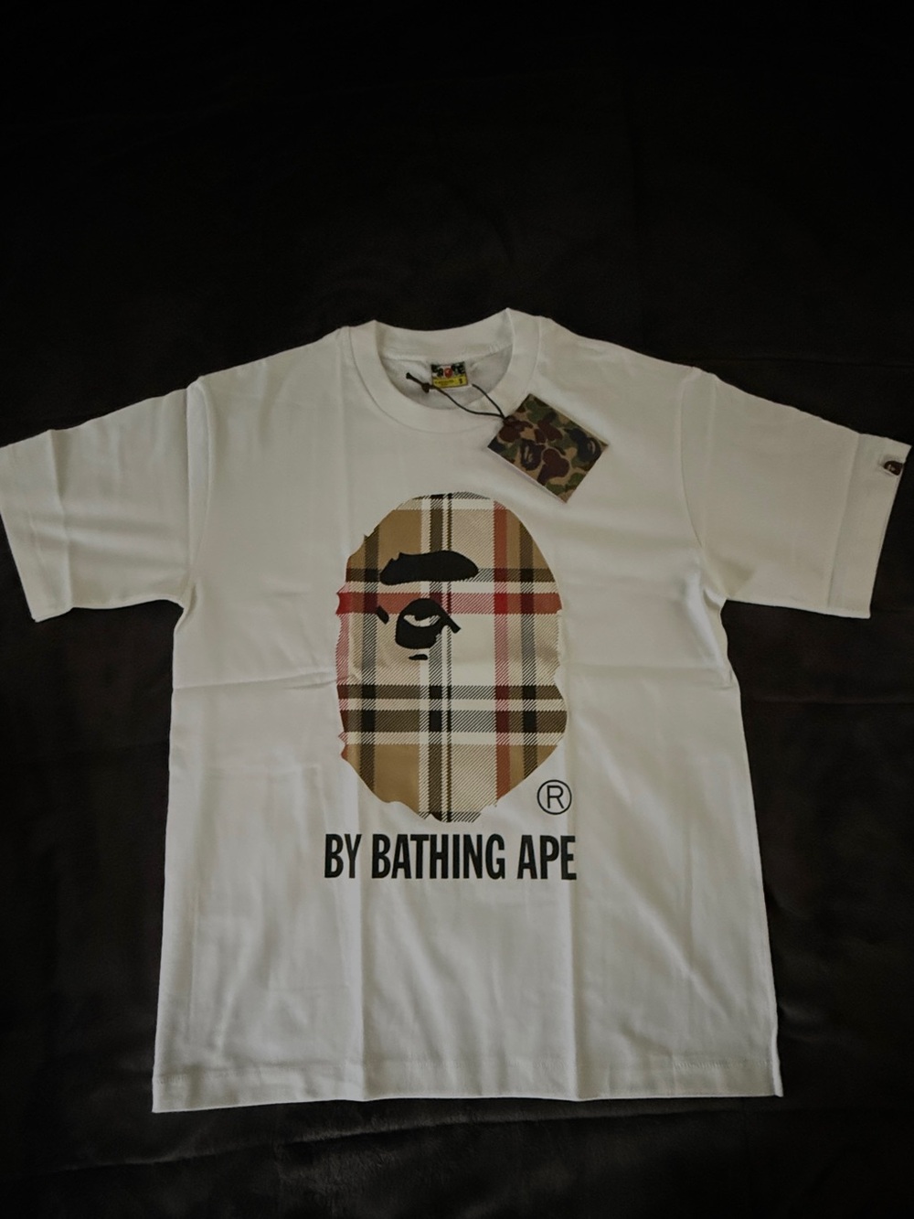 A Bathing Ape white shirt size S
